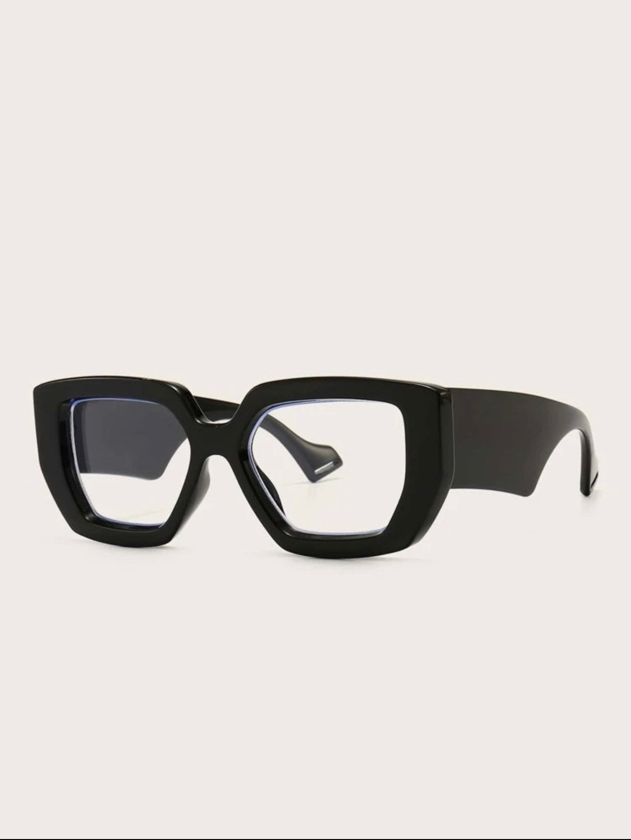 "Crystal Clear" Black glasses